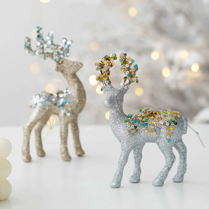 Shiny Reindeer Christmas Ornament