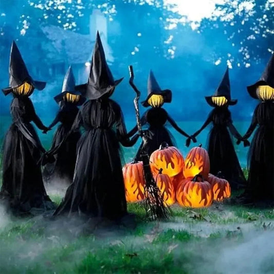 Spooky LED Witch Figurine Decoration - Befez