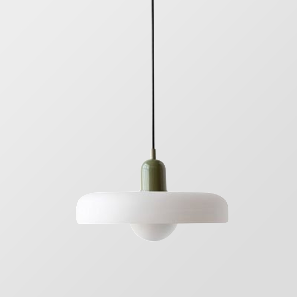 Vibrant Glass Hanging Lamp in Modern Style