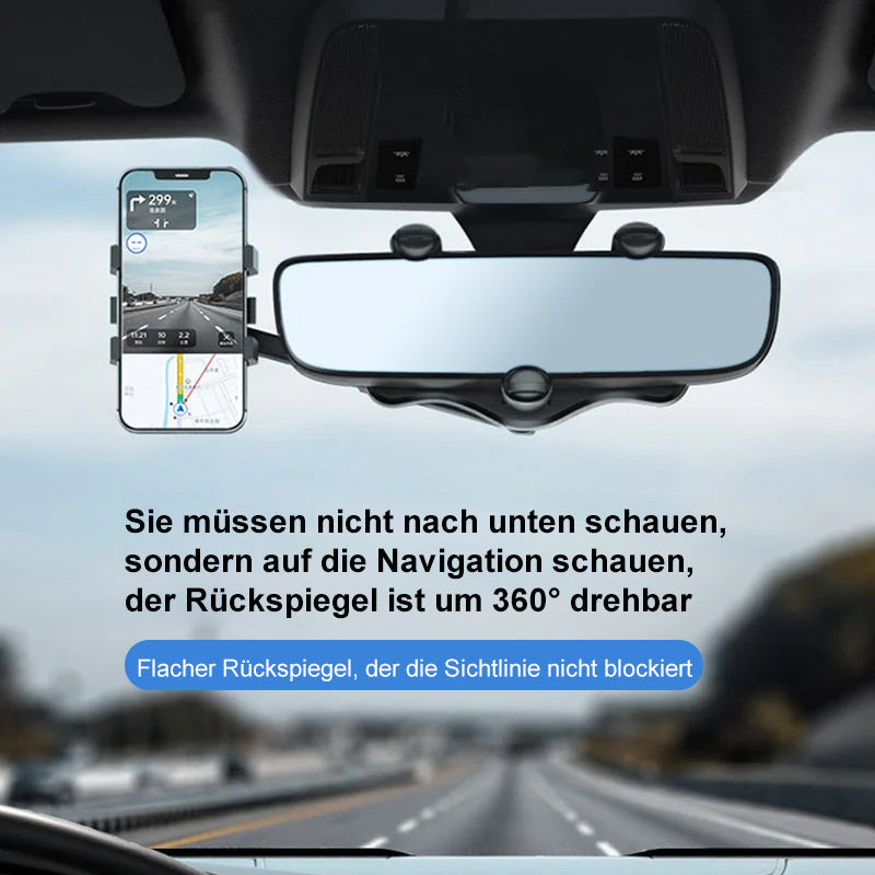 Adjustable Car Phone Mount Rear View Mirror Holder
