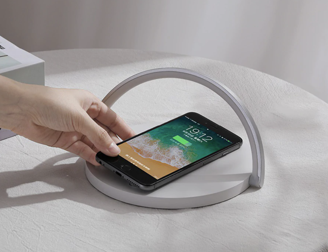 Befez | Bowlight Design | Compact 3-in-1 LED Night Lamp With Wireless Charging