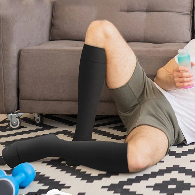 Comfortable Fit Compression Socks with Zip Closure