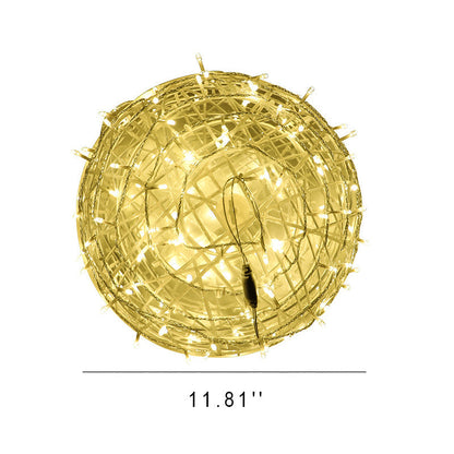 Colorful Outdoor Solar Hanging Globe Lantern Light