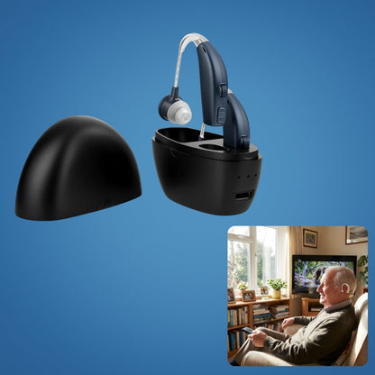 Clear Sound Amplifier for Seniors with Rechargeable Battery