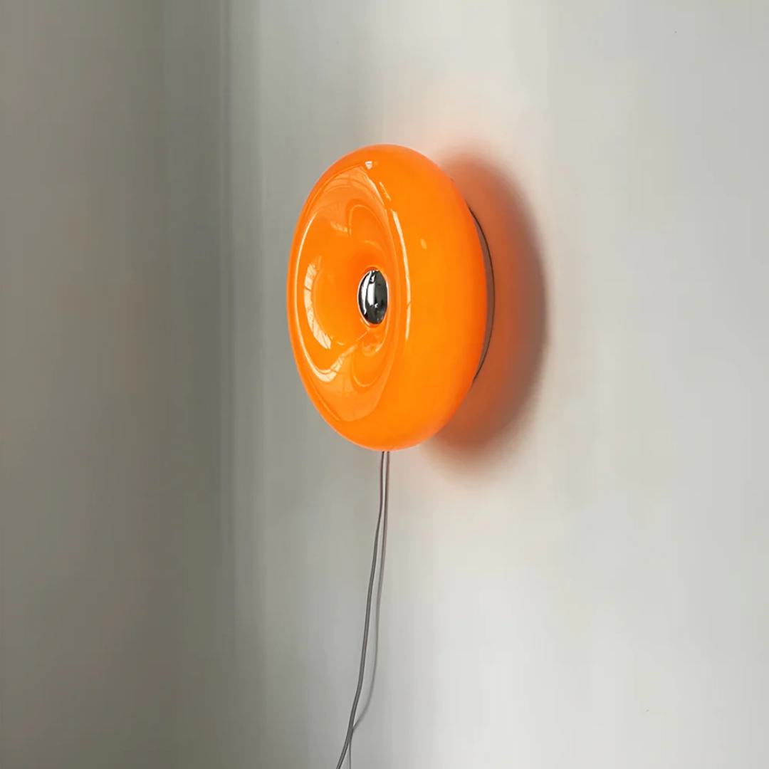 Sleek Glass Mounted Light Lamp