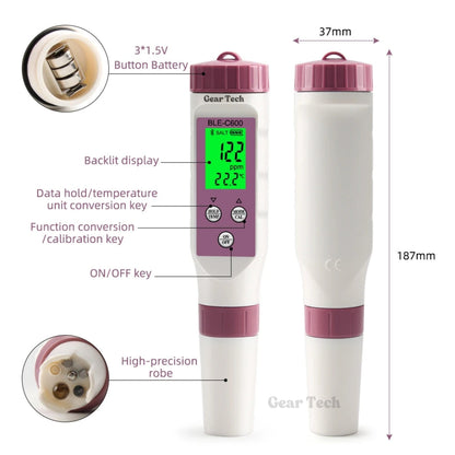 Accurate Pool Water Tester for pH and Chlorine Levels