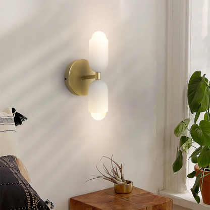Stylish Double Headed Wall Light