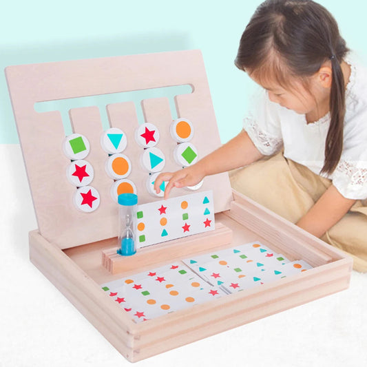 Wooden Shape Color Sorting Educational Toy - Befez