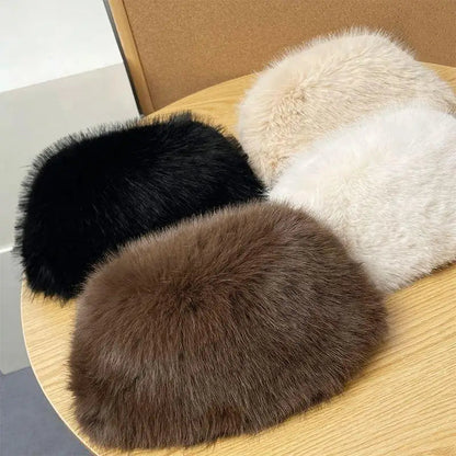 Premium Soft Faux Fur Beanie Hat - Befez