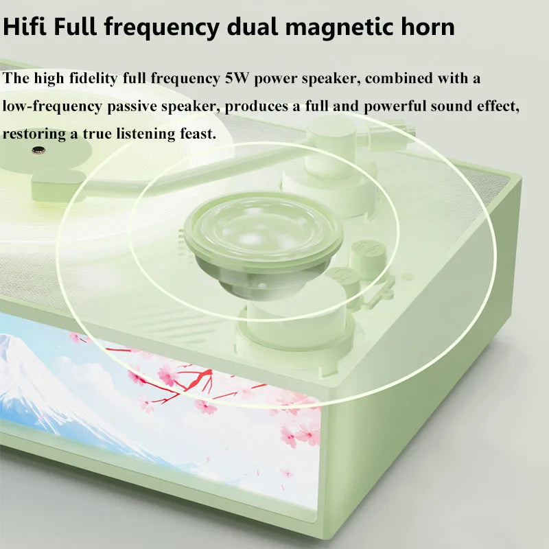 Relaxing Portable Bluetooth Speaker with LED Light