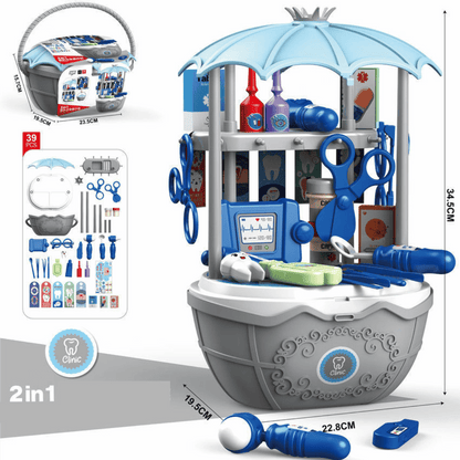 Colorful Ice Cream Playset for Kids