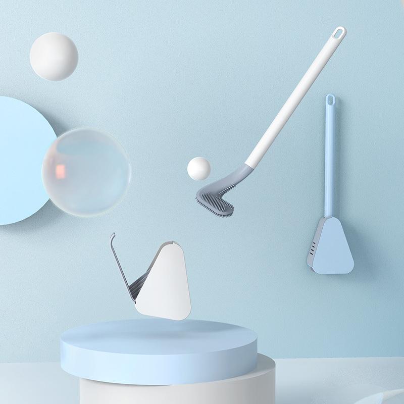 Quick Clean Silicone Toilet Brush