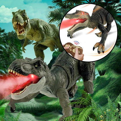 Remote Control Dinosaur Toy with Fog Effect