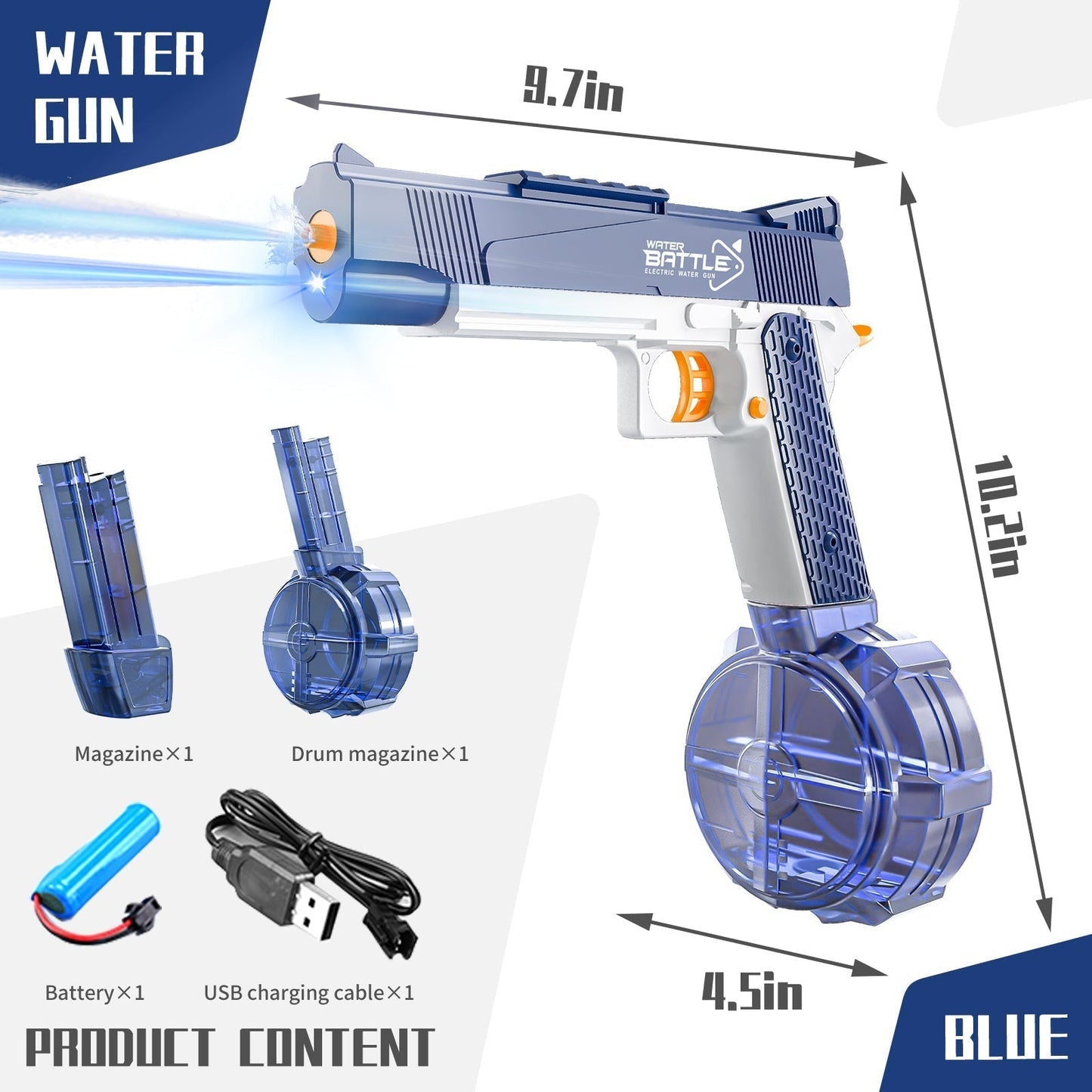Classic Water Pistol Toy