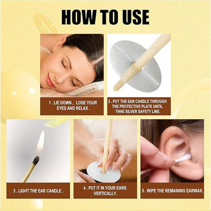 Natural Beeswax Ear Therapy Candles