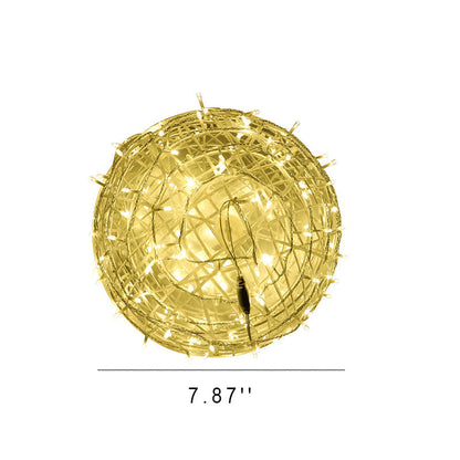 Colorful Outdoor Solar Hanging Globe Lantern Light