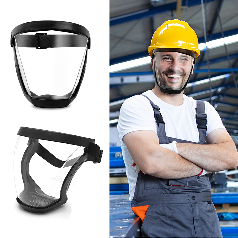 Clear Protective Full Face Mask Shield