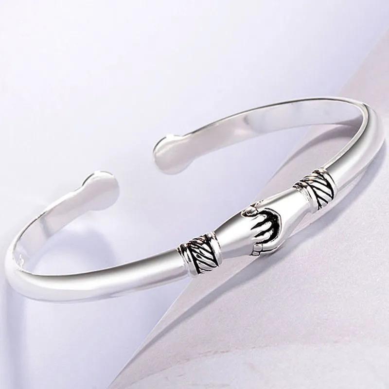 Best Friends Forever Handshake Charm Bracelet