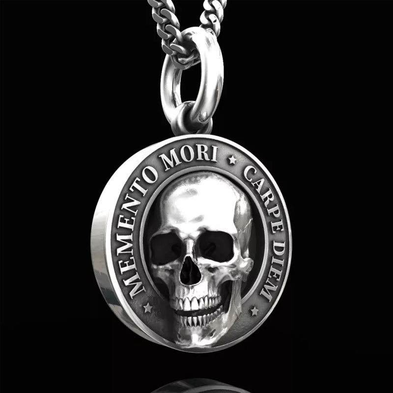 Tough Skull Pendant in Stainless Steel