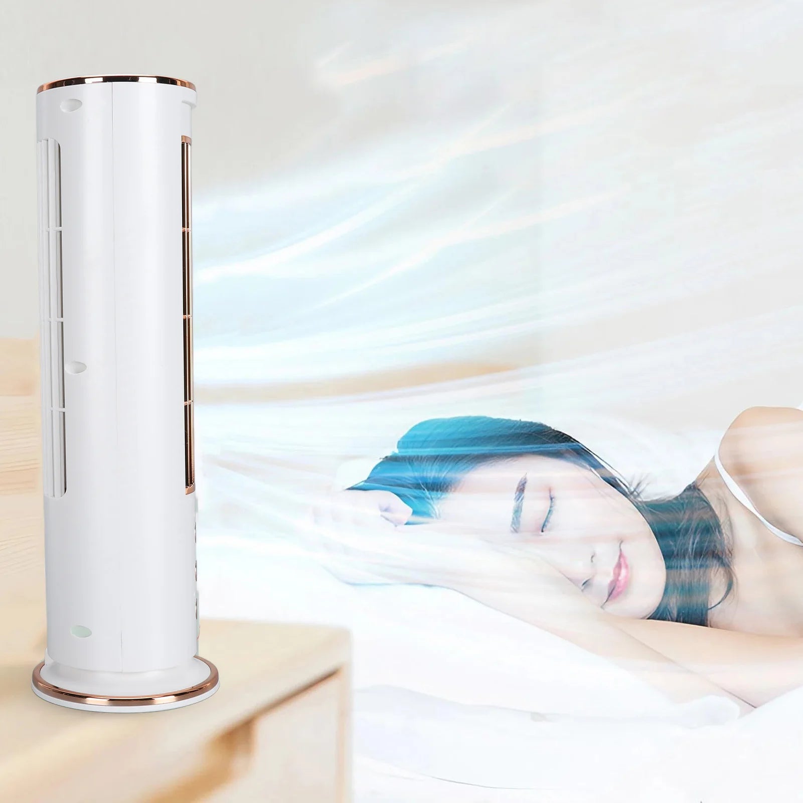 Compact Quiet Desk Air Cooler with Remote - Befez