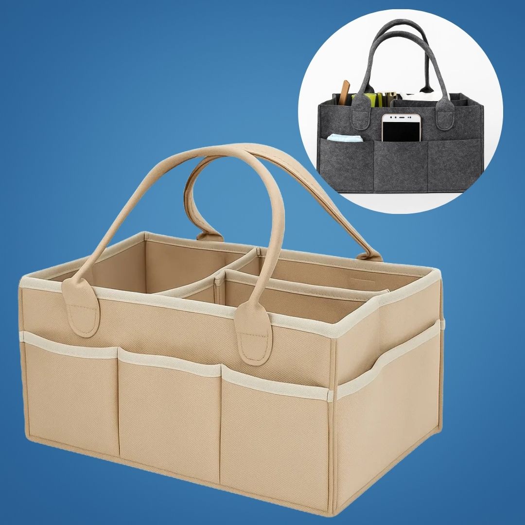 Baby Nursery Storage Caddy - Waterproof Diaper Organizer - Befez