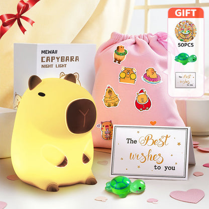 Cute Capybara Soft Night Lamp Perfect Gift