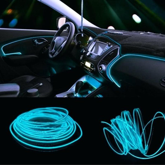 Colorful LED Car Strip Lights Flexible Interior Decor - Befez