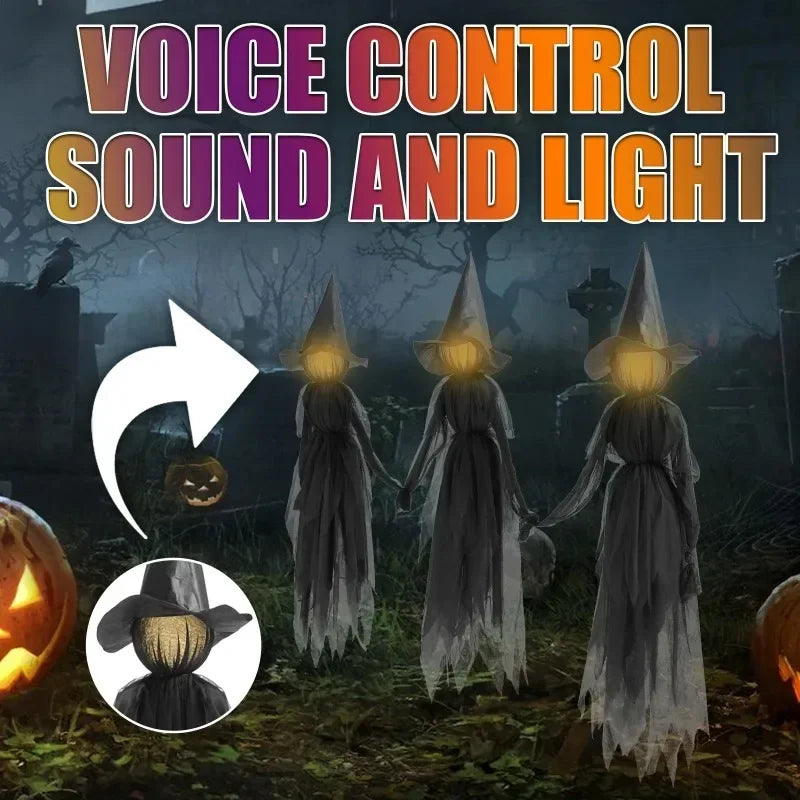 Spooky LED Witch Figurine Decoration