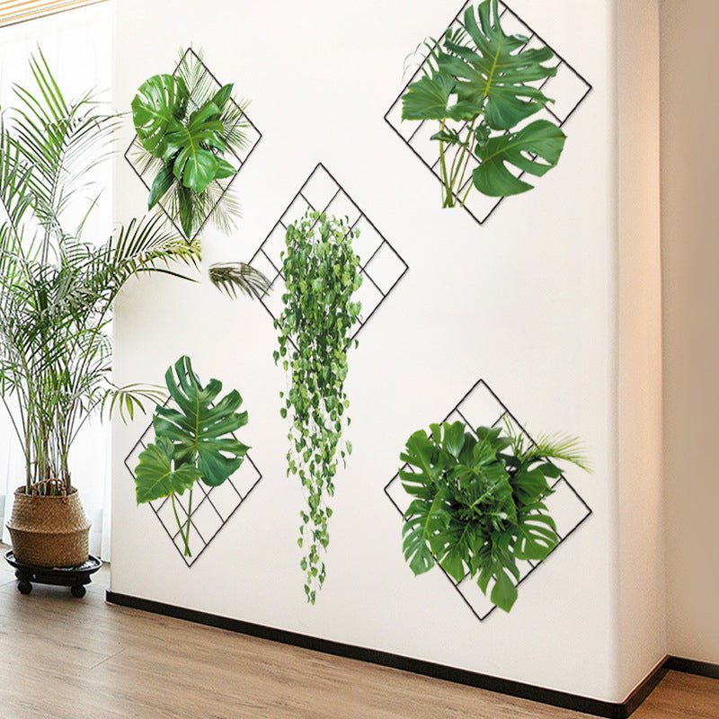 Realistic Plant Wall Stickers for Home Decor