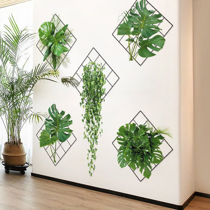 Realistic Plant Wall Stickers for Home Decor