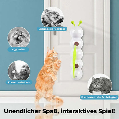 Fun Electronic Cat Toy Worm Teaser