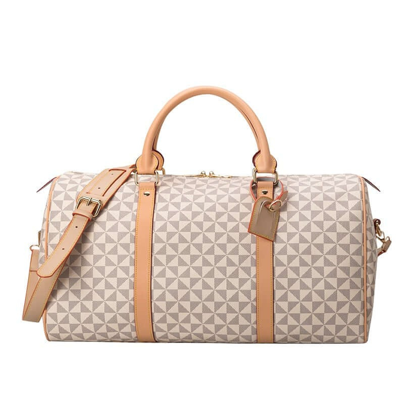 Luxury Genuine Leather Duffle Travel Bag