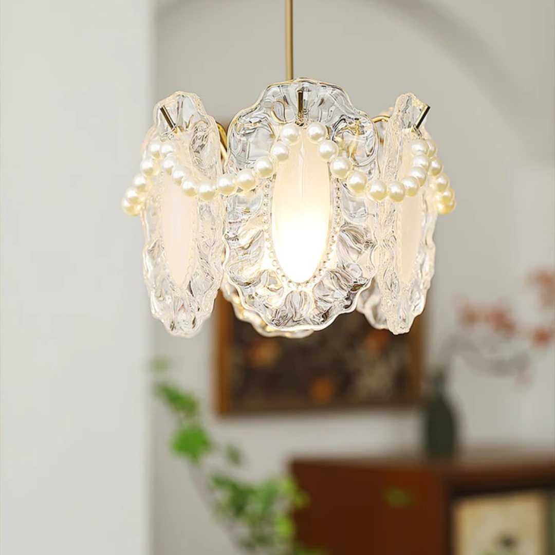 Pretty Floral Hanging Light