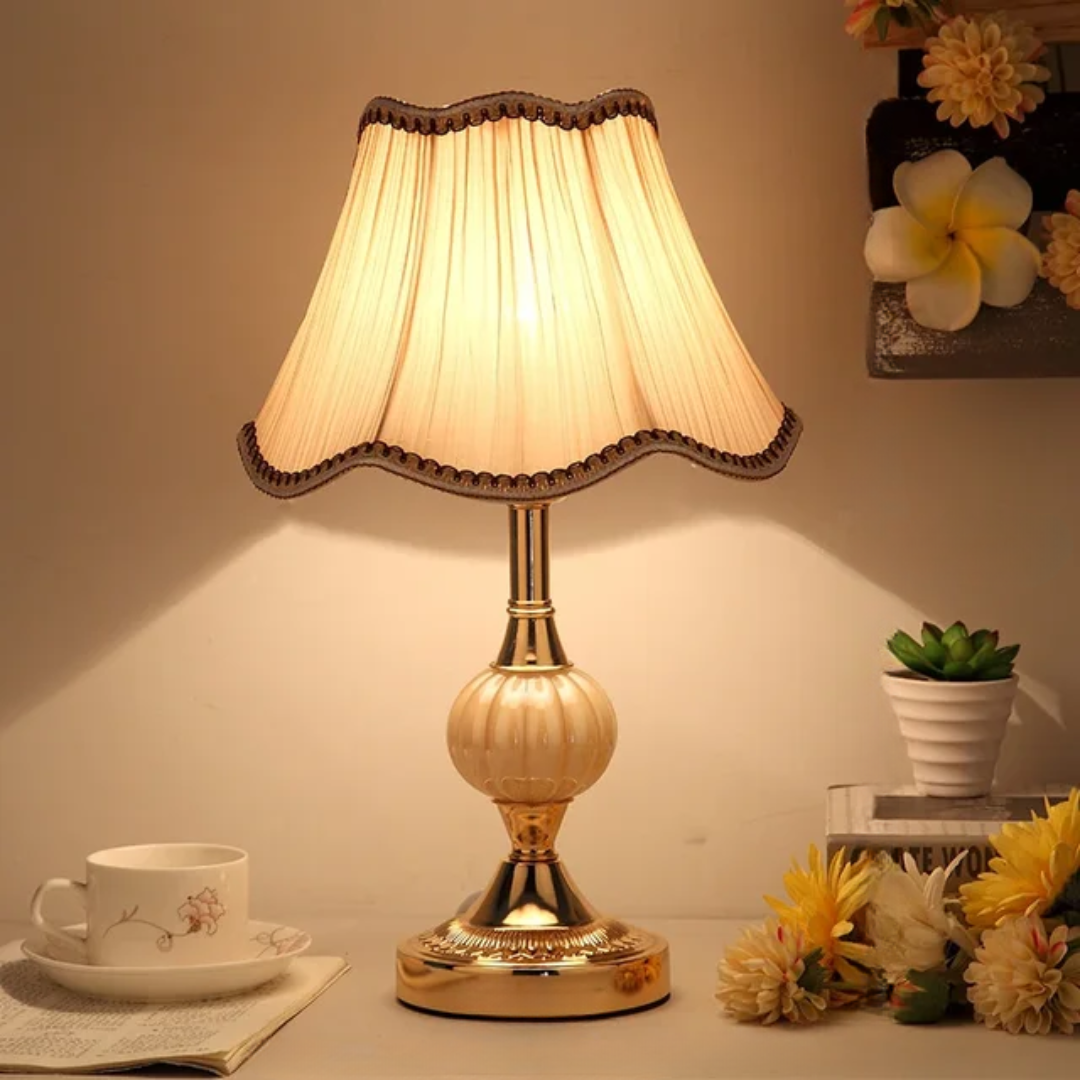 Rustic Nordic Wooden Desk Lamp