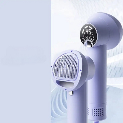 Quiet Pet Hair Dryer and Grooming Brush