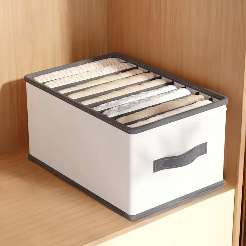 Compact Foldable Storage Drawer Organizer