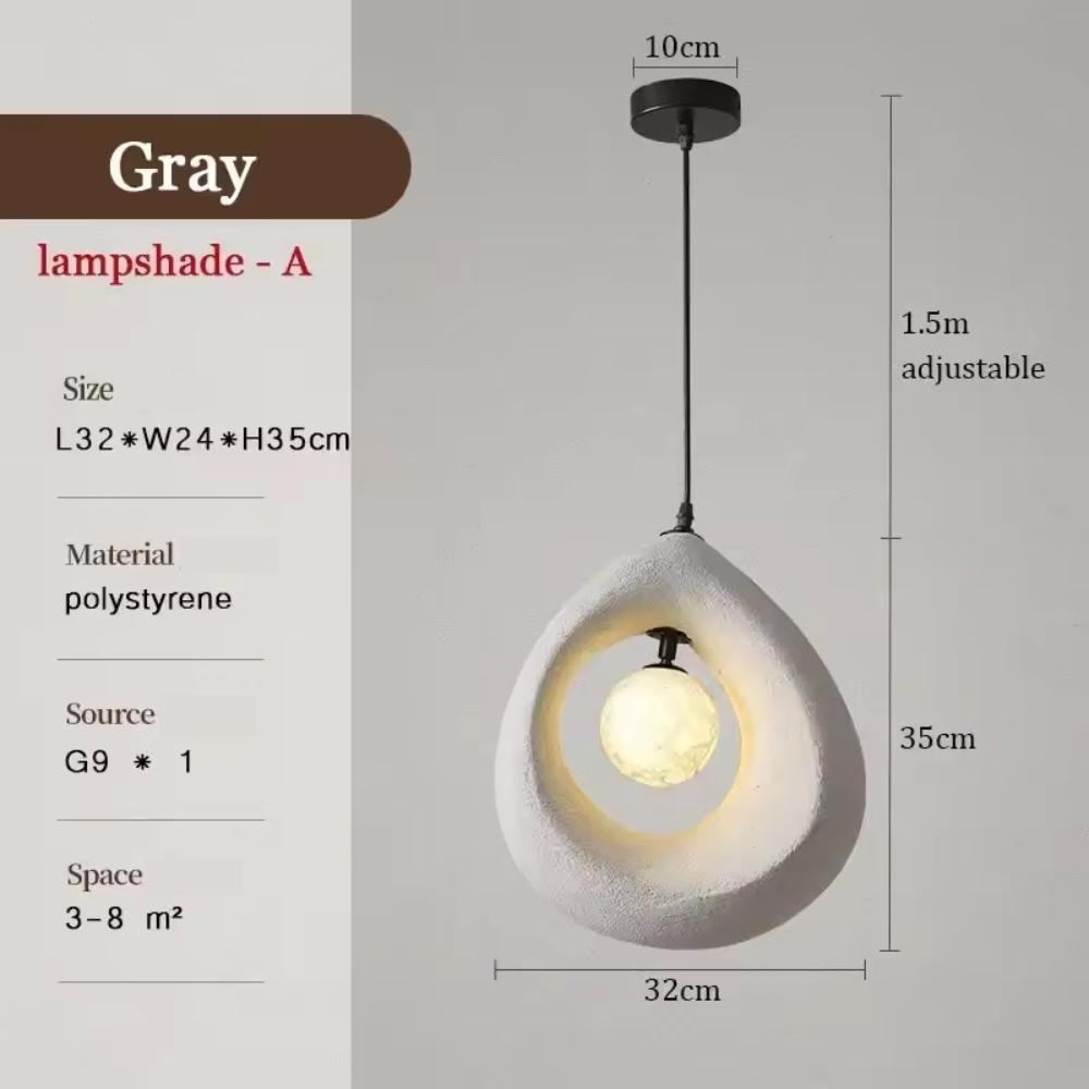 Simple Asian Style Hanging Light Pendant