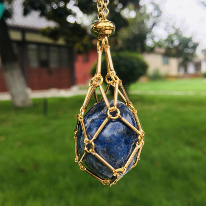 Sparkling Gemstone Pendant Necklace
