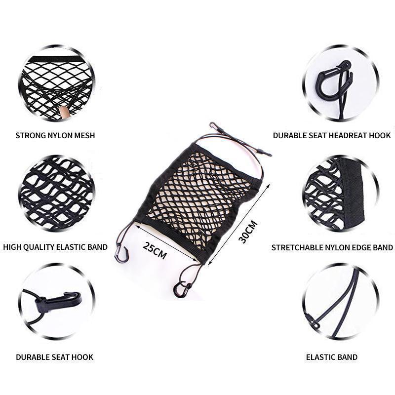 Car Back Seat Storage Organizer