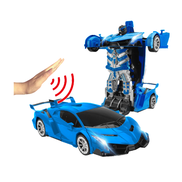 Turbo Fast Police RC Transformer Car Toy