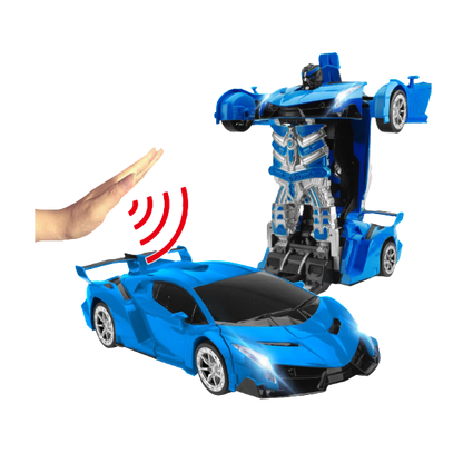 Turbo Fast Police RC Transformer Car Toy