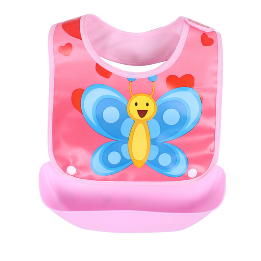 Befez | Baby Bib with Crumb Tray - Easy Clean, Fun Design - Befez