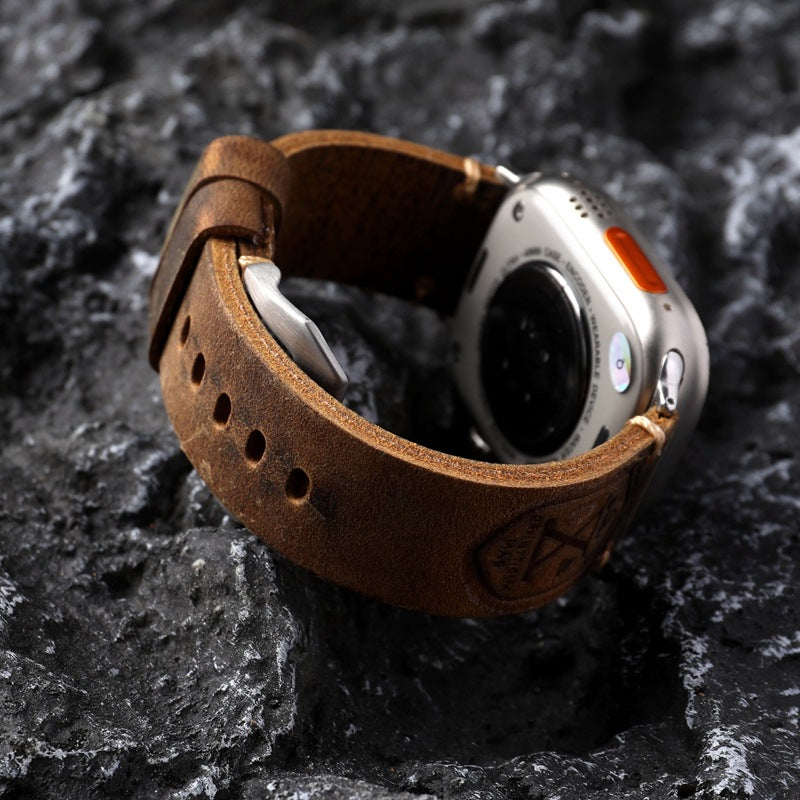 Unique Genuine Leather Apple Watch Strap - Befez