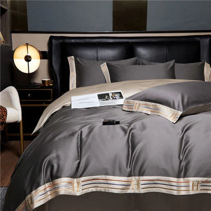 Soft Satin Bedding 4-Piece Set