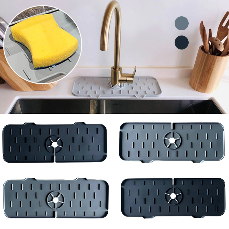 Waterproof Sink Faucet Drip Catcher Tray