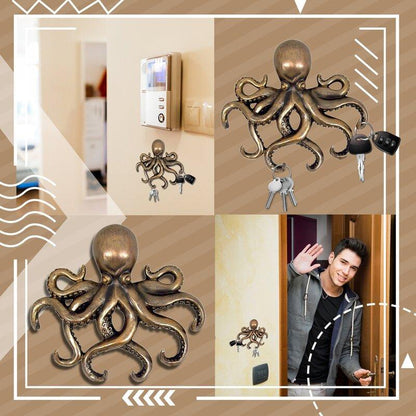 Colorful Octopus Key Hook Rack