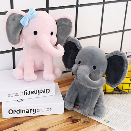Soft Cuddly Grey Elephant Baby Pillow Toy