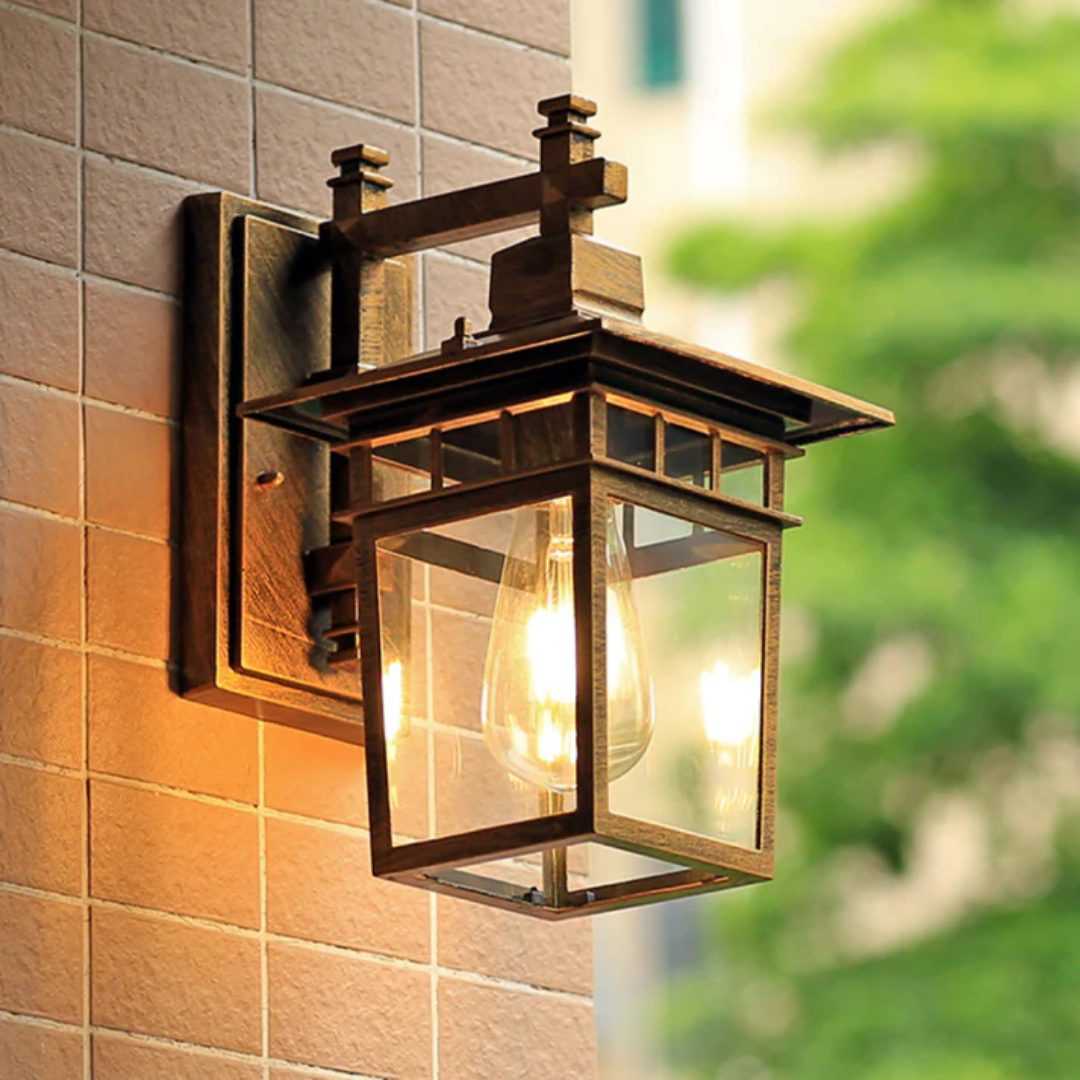 Outdoor Black Security Wall Light - Befez