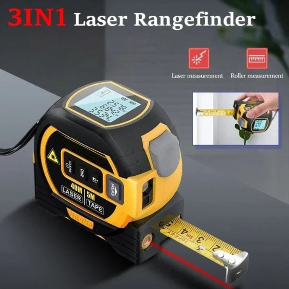 Multipurpose Infrared Laser Measuring Tape
