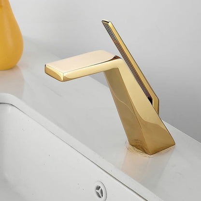 Sleek Modern Bathroom Sink Faucet